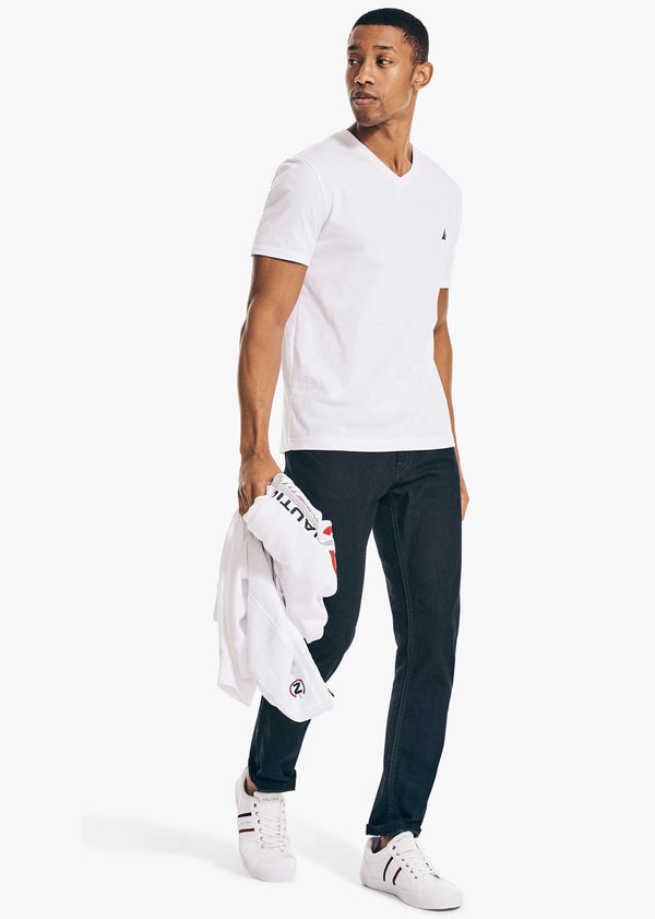 V Neck Short Sleeve Basic T-Shirt