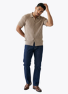 Men's Short Sleeve Shirt - Brown