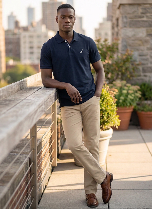 Men's Solid Polo