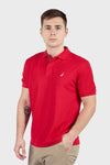 Men's Deck Solid Polo - RED