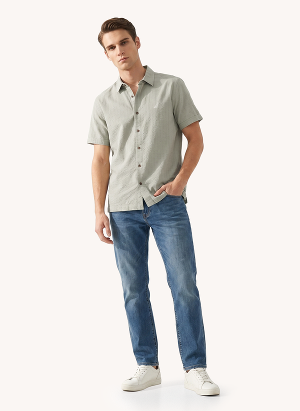 Men's Knitted Shirt - Deltamoss - View 1