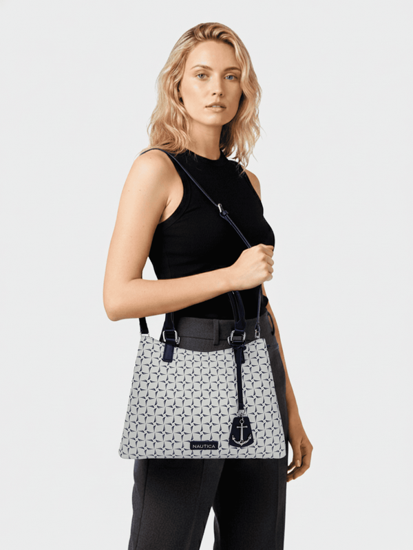 DUA Top Handle Bag - White