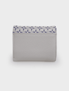 ELLA Tri-Fold Monogram Wallet - WHITE