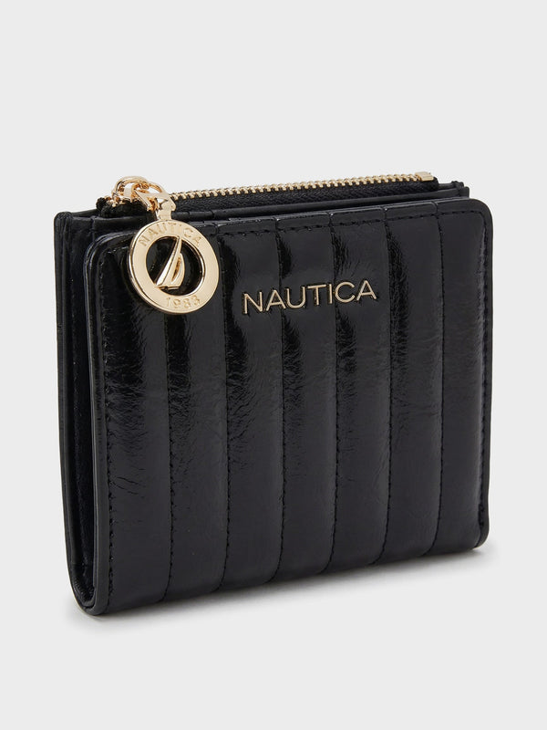 SARA Bi-Fold Wallet - BLACK
