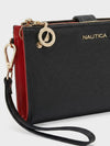 SIA Bi-Fold Wristlet - BLACK