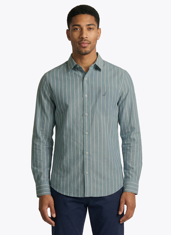 Men's Dyed Long Sleeve Shirt