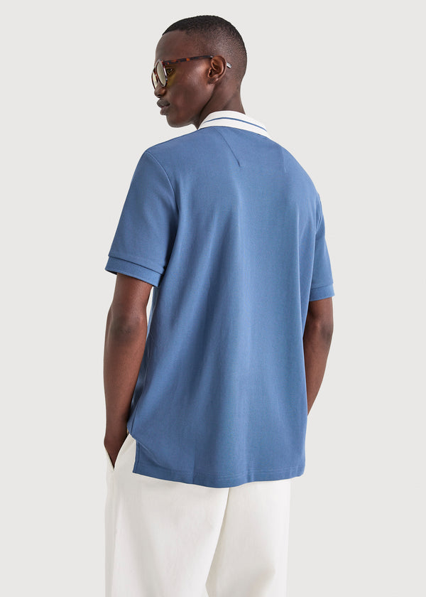 Galeon Polo Shirt - Washed Denim