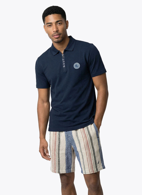 Men's Short Sleeve Casual Tee - Navy