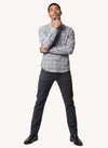 Men's Dyed Long Sleeve Shirt - Powder Grey