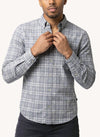 Men's Dyed Long Sleeve Shirt - Powder Grey