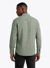 Men's Solid Linen Shirt - Green