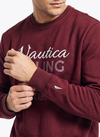 Nautica Mens Long SleeveSweatshirt - Brown - View 4