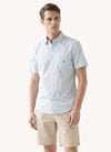 Men's Short Sleeve Tencel Shirt - Light Fern - View 2