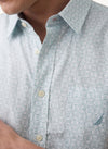 Men's Short Sleeve Tencel Shirt - Light Fern - View 4