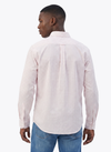 Men's Long Sleeve Yarn Dyed Shirt - Silver Pink - View 3