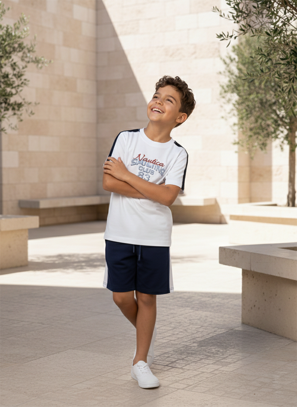 Boys Crew Neck T-shirt - White