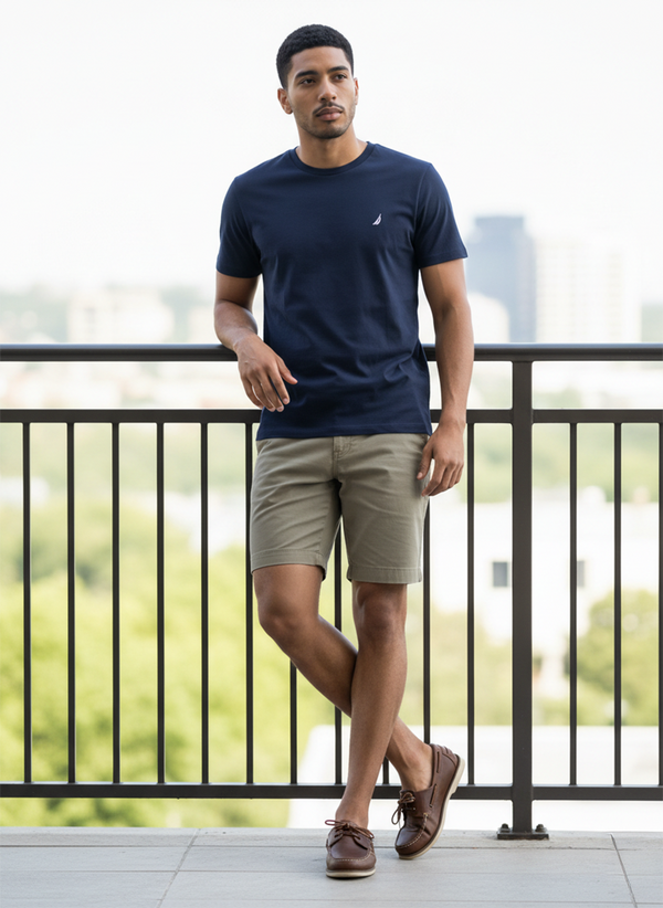 Men's Short Sleeve T-shirt - Navy