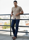 Men's Short Sleeve Shirt - Brown