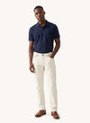 Men's Five Pocket Denim - Ecru - View 1