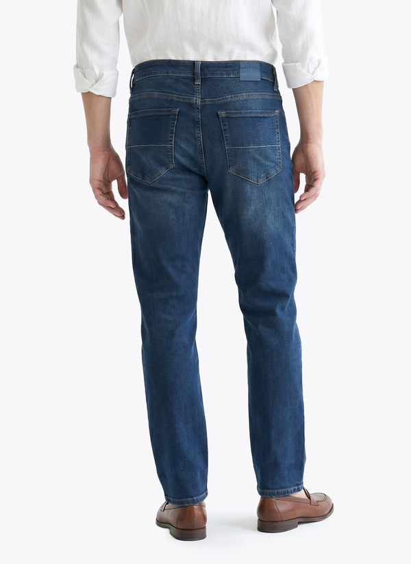 Men's Five Pocket Denim - Blue - View 3