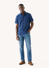 Men's Knitted Shirt - Navy Seas