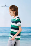 Printed Short Sleeve Polo Shirt