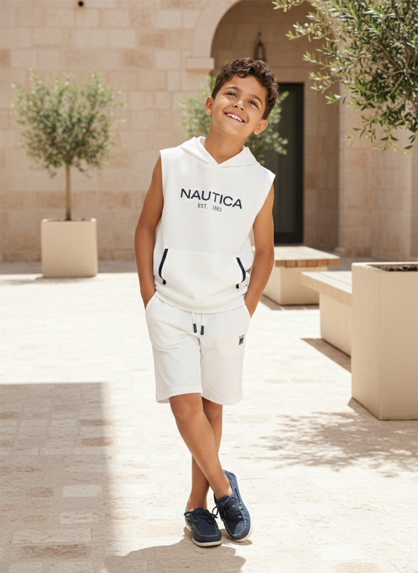Boys Shorts - White
