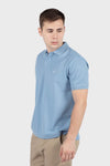 Men's Deck Solid Polo - LIGHT BLUE