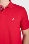 Men's Deck Solid Polo - RED