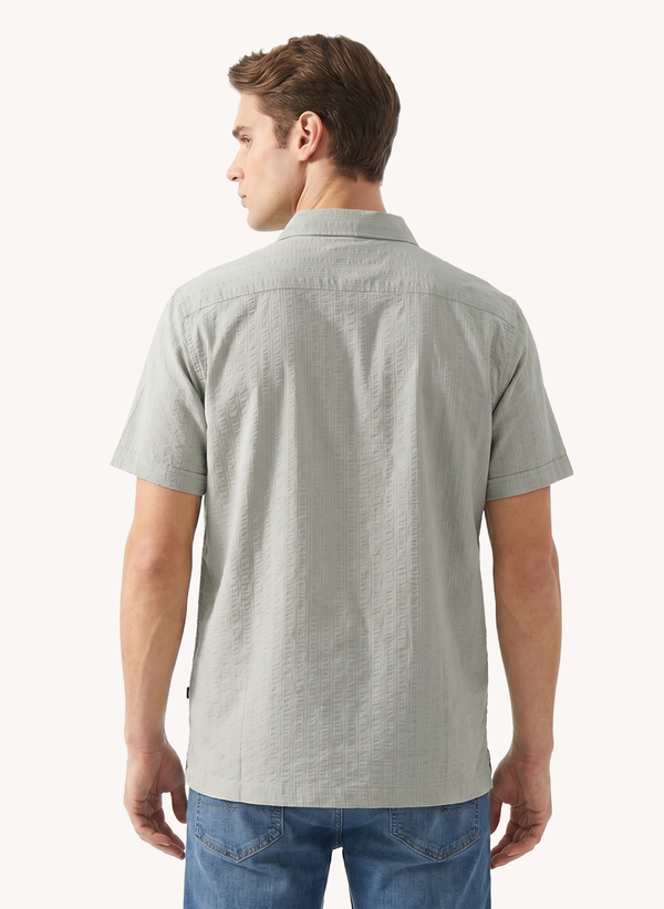 Men's Knitted Shirt - Deltamoss - View 3