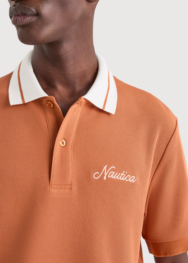 Galeon Polo Shirt - Rust