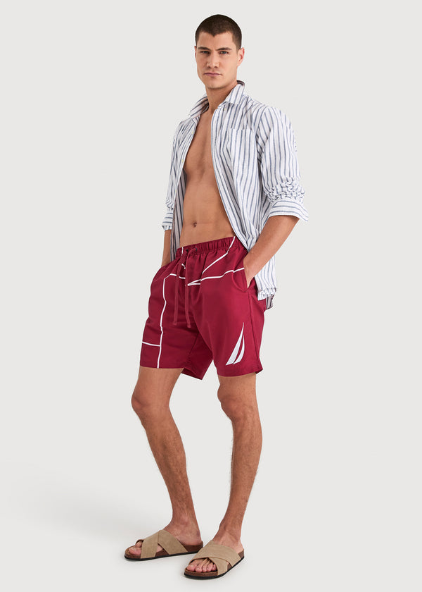 Almar Swim Short - Dark Red