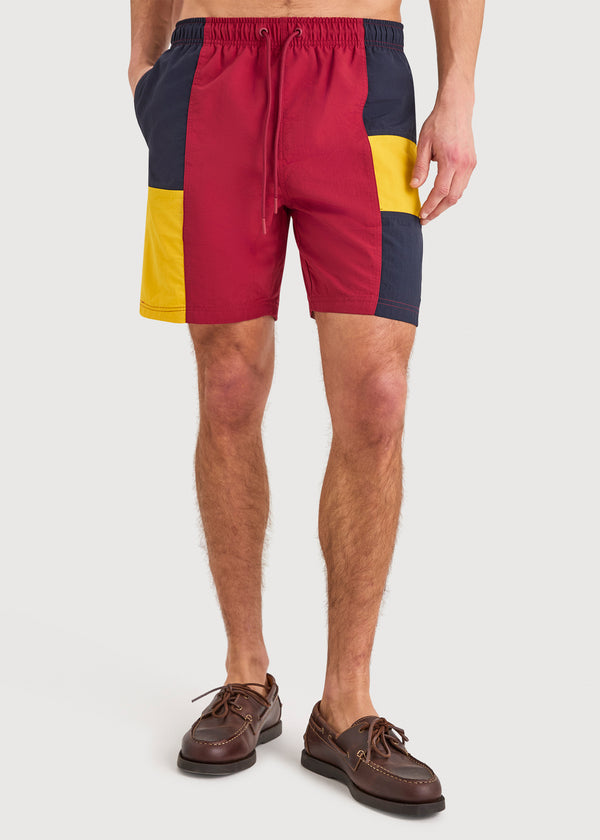 Aquilo Swim Shorts - Dark Red