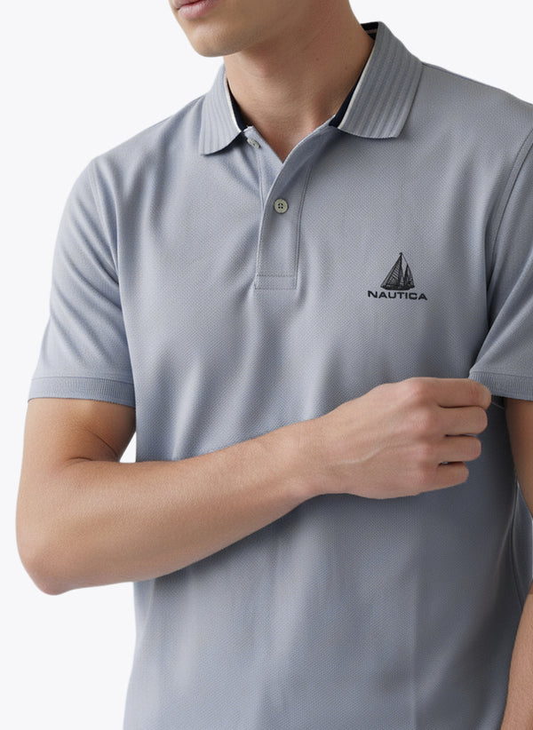 Men's Short Sleeve Casual Tee - Blue