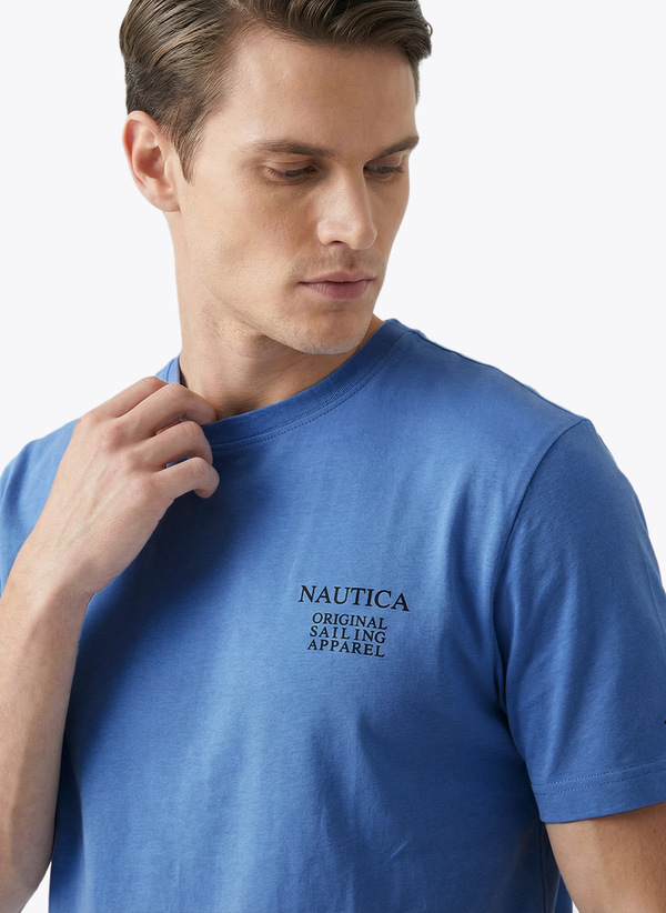 Men's Graphic Tee - Blue