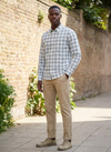 Men's Dyed Long Sleeve Shirt - Light Green