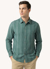 Men's Dyed Long Sleeve Shirt - Light Mint