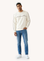 Nautica Mens Long SleeveSweatshirt - Whispher White - View 1