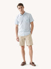 Men's Short Sleeve Tencel Shirt - Light Fern - View 1